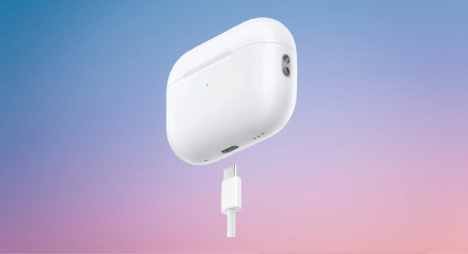 علبة ايربودز برو 2 بمنفذ USB-C
