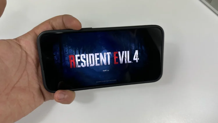 Resident Evil 4 على ايفون 15 برو